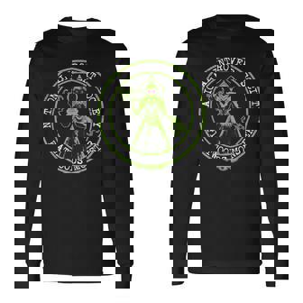 フラットウッズモンスター-国民内向的な社会面白い暗号化 長袖Tシャツ - Kawaiitshirt