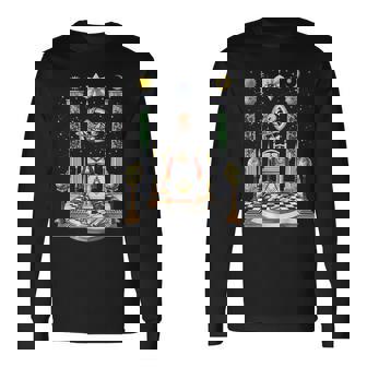 フリーメーソンのロッジ フリーメイソン フリーメイソンのコンパス フリーメイソンの祭壇 長袖Tシャツ - Kawaiitshirt