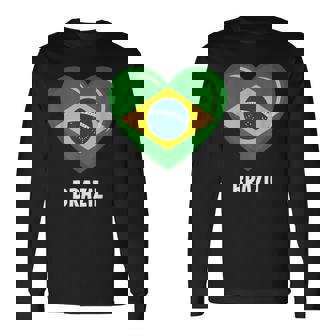 ブラジル国旗シャツ 長袖Tシャツ - Kawaiitshirt