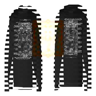 ブラックとタン キャバリア王チャールズ スパニエル ヴィンテージ 長袖Tシャツ - Kawaiitshirt