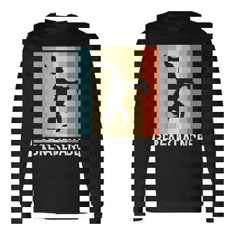 ブレイクダンス I レトロ I ダンサー ヒップホップダンス ブレイクダンス 長袖Tシャツ - Kawaiitshirt