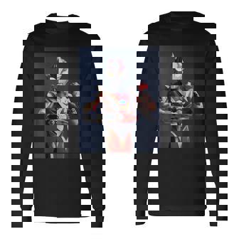 ブロマイドシリーズ ウルトラマンメビウス メビウスフェニックスブレイブ 長袖Tシャツ - Kawaiitshirt