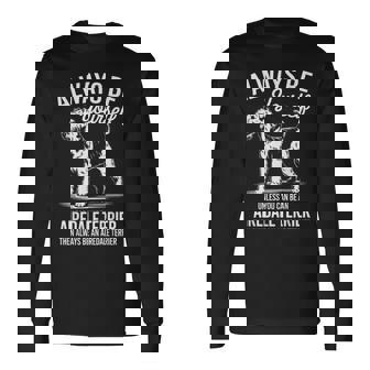 ベイ・アン・エアデール・テリア、ファニー・エアデール・テリア 長袖Tシャツ - Kawaiitshirt