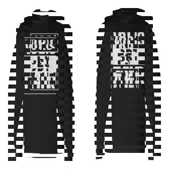 ベストファーザーワールドベストファーザー 長袖Tシャツ - Kawaiitshirt