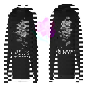 ペルー百合が大好きなアルストロメリアフラワー ピンク 2023 長袖Tシャツ - Kawaiitshirt