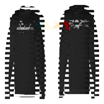 ペンギンペンギン アニマルラバーズ レトロペンギン 長袖tシャツ 長袖Tシャツ - Kawaiitshirt