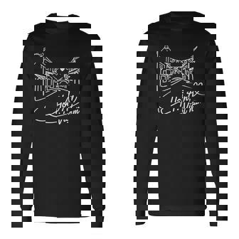 ホイアン、ベトナムシグネチャーハートアート ベトナムのお土産 長袖Tシャツ - Kawaiitshirt