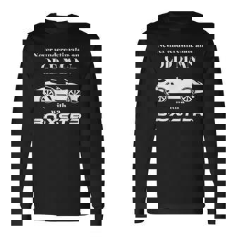 ボクスターを持った老人を決して過小評価しないでください。 長袖Tシャツ - Kawaiitshirt