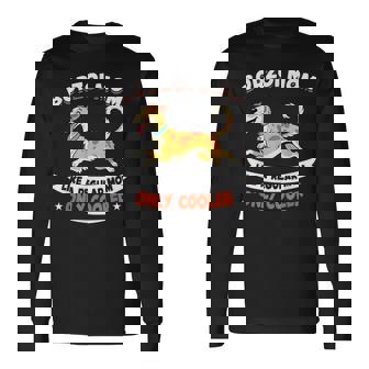 ボルゾイママ、まるで普通のママ専用クーラー-ボルゾイ犬 長袖Tシャツ - Kawaiitshirt