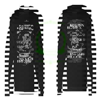 マクギネス アイルランド名 伝説 シャムロック 聖パトリックデー 長袖Tシャツ - Kawaiitshirt