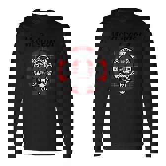 マクレガー クラン スコットランド 名前 紋章 タータン 長袖Tシャツ - Kawaiitshirt