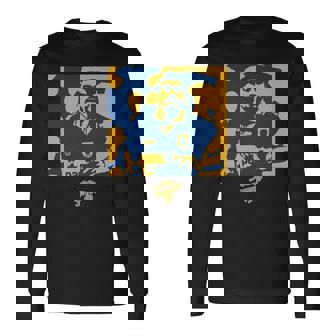 マラドーナボカアブストラクト 長袖tシャツ 長袖Tシャツ - Kawaiitshirt