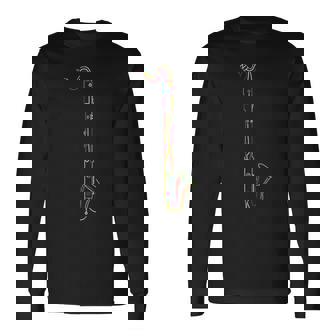 マーチングバンド バス クラリネット アパレル 長袖Tシャツ - Kawaiitshirt