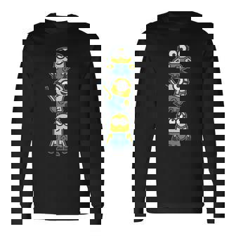 ミニオンズ カレッジエイト 2024 フロント&バック 長袖Tシャツ - Kawaiitshirt