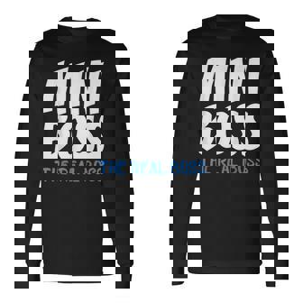 ミニボス リアルボス 長袖Tシャツ - Kawaiitshirt