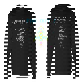 ムーンクレスタ 03 長袖Tシャツ - Kawaiitshirt