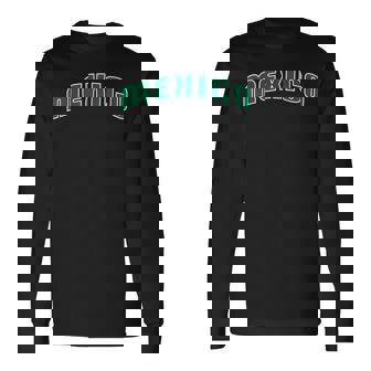 メキシコ 野球 Beisbol Futbol サッカー 2023 ビバ メキシコ 国旗 長袖Tシャツ - Kawaiitshirt