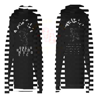 メキシコシティボクシングクラブ メキシコ ボクシング 長袖Tシャツ - Kawaiitshirt