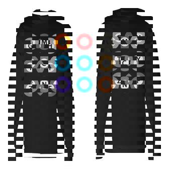 メトロ東京全線地下鉄列車デザイン 長袖Tシャツ - Kawaiitshirt