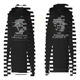 モササウルス 恐竜 海洋爬虫類 古代海洋生物 長袖Tシャツ - Kawaiitshirt