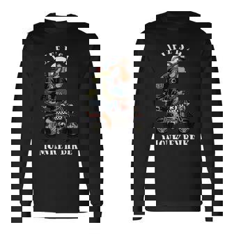 モンキーバイク 長袖tシャツ 長袖Tシャツ - Kawaiitshirt