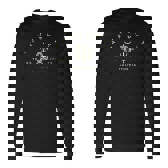 モントレーカリフォルニア モントレーcaアンカー 長袖tシャツ 長袖Tシャツ - Kawaiitshirt