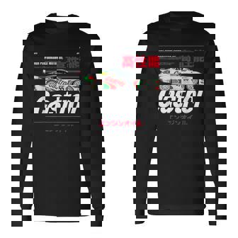 モーターオイル レーシングカー 日本語グラフィック Papl3540 長袖Tシャツ - Kawaiitshirt