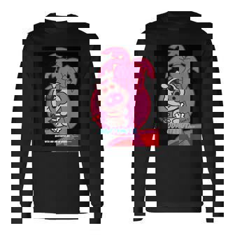 ヤッターマン 吉田すずかデザインa（おだてブタ） 長袖Tシャツ - Kawaiitshirt