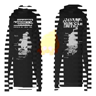 ヤドカリの解剖学 面白い カワイイ ヤドカリ チビ 長袖Tシャツ - Kawaiitshirt