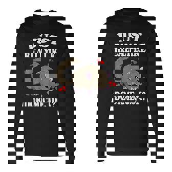 ヤマネのヤマネペットが本当に好き 長袖Tシャツ - Kawaiitshirt