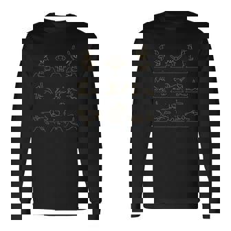 ヨガ ゴールデンレトリバーの犬のヨガのポーズ 長袖Tシャツ - Kawaiitshirt