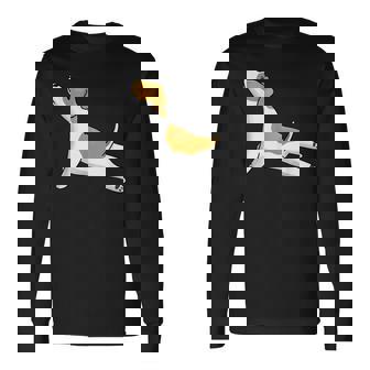 ヨガジャック・ラッセル・テリア犬 長袖Tシャツ - Kawaiitshirt