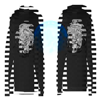 ヨセミテ国立公園 ハーフドーム ヴィンテージポスター スーベニア 長袖Tシャツ - Kawaiitshirt