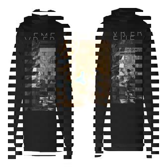 ヨハネス・フェルメール 絵画の芸術 長袖Tシャツ - Kawaiitshirt