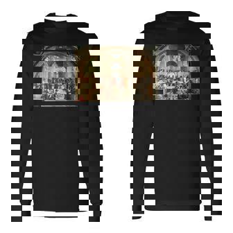 ラファエルによるアテネの学校1511 長袖Tシャツ - Kawaiitshirt