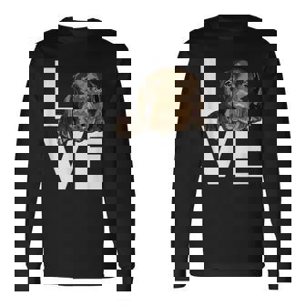 ラブラドールラブチョコレートラボラバー 長袖Tシャツ - Kawaiitshirt