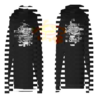 ラーメン 寿司 シェトランド シープドッグ 長袖Tシャツ - Kawaiitshirt