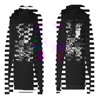 リーンシャツ、パープルドランク、ダーティダブルカップ、リーンラインスモーク 長袖Tシャツ - Kawaiitshirt