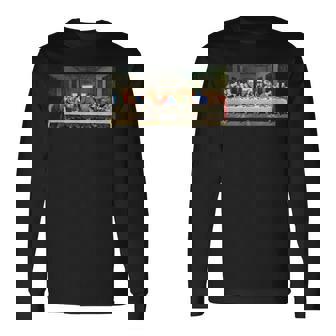 レオナルド・ダ・ヴィンチによる最後の晩餐1495 長袖tシャツ 長袖Tシャツ - Kawaiitshirt