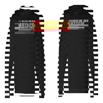 レッド レトロ ヴィンテージ バビロン タウン ニューヨーク州 Ny 長袖tシャツ 長袖Tシャツ - Kawaiitshirt