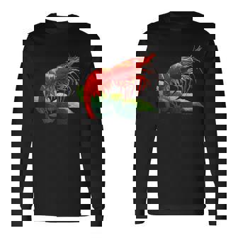 レッドチェリー シュリンプ ブリーダー ネオカラディナ 淡水水槽 長袖Tシャツ - Kawaiitshirt