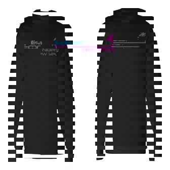 レトロ エジソン ニュージャージー 長袖Tシャツ - Kawaiitshirt