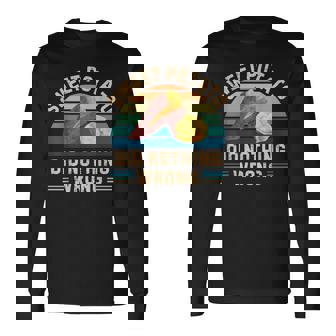 レトロ サツマイモ Did Nothing Wrong ヴィンテージ サツマイモ 長袖Tシャツ - Kawaiitshirt