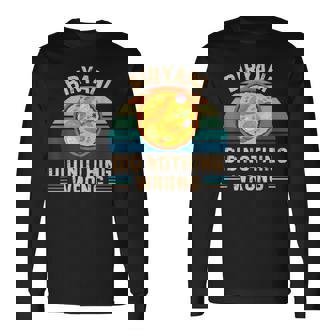 レトロ ビリヤニ Did Nothing Wrong ヴィンテージ ビリヤニ 食品愛好家 長袖Tシャツ - Kawaiitshirt