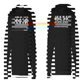 レトロ ヴィンテージ 70年代80年代スタイル ハレイワ Hi 長袖Tシャツ - Kawaiitshirt