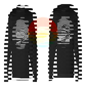 レトロ ヴィンテージ ウナギ 自然 うなぎ 恋人 長袖Tシャツ - Kawaiitshirt