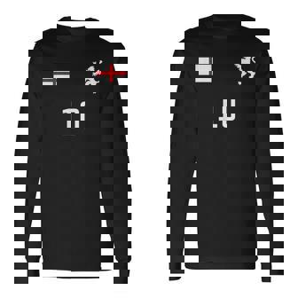 レトロなイングランド サッカー 長袖Tシャツ - Kawaiitshirt