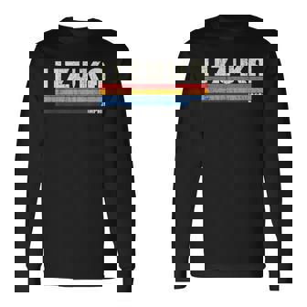 レトロヴィンテージ 70年代80年代スタイル 飯塚、日本 長袖Tシャツ - Kawaiitshirt