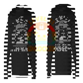 レベル51アンロック レトロヴィンテージ51歳の誕生日ゲームゲーマー 長袖Tシャツ - Kawaiitshirt