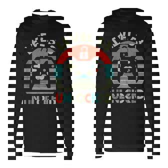 レベル53アンロック レトロヴィンテージゲーム53歳の誕生日ゲーマー 長袖Tシャツ - Kawaiitshirt